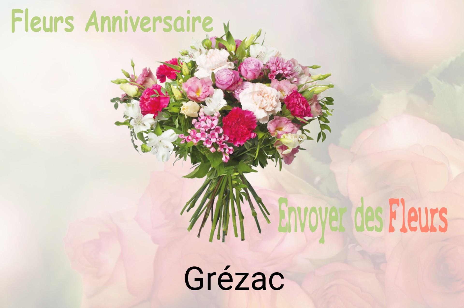 Bouquet de fleurs d’anniversaire livré à Grézac